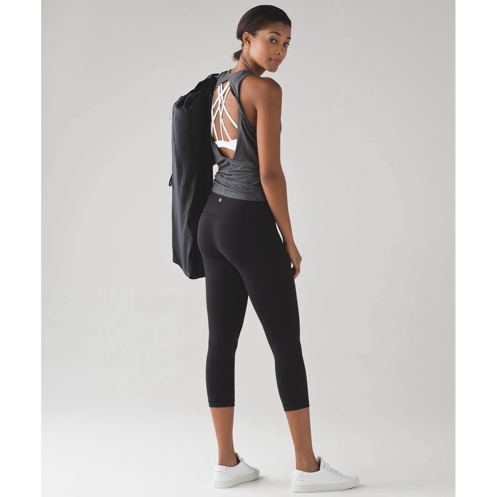 Lululemon Wunder Under Crop (Hi-Rise) *Full-On Luon 21" Size 4